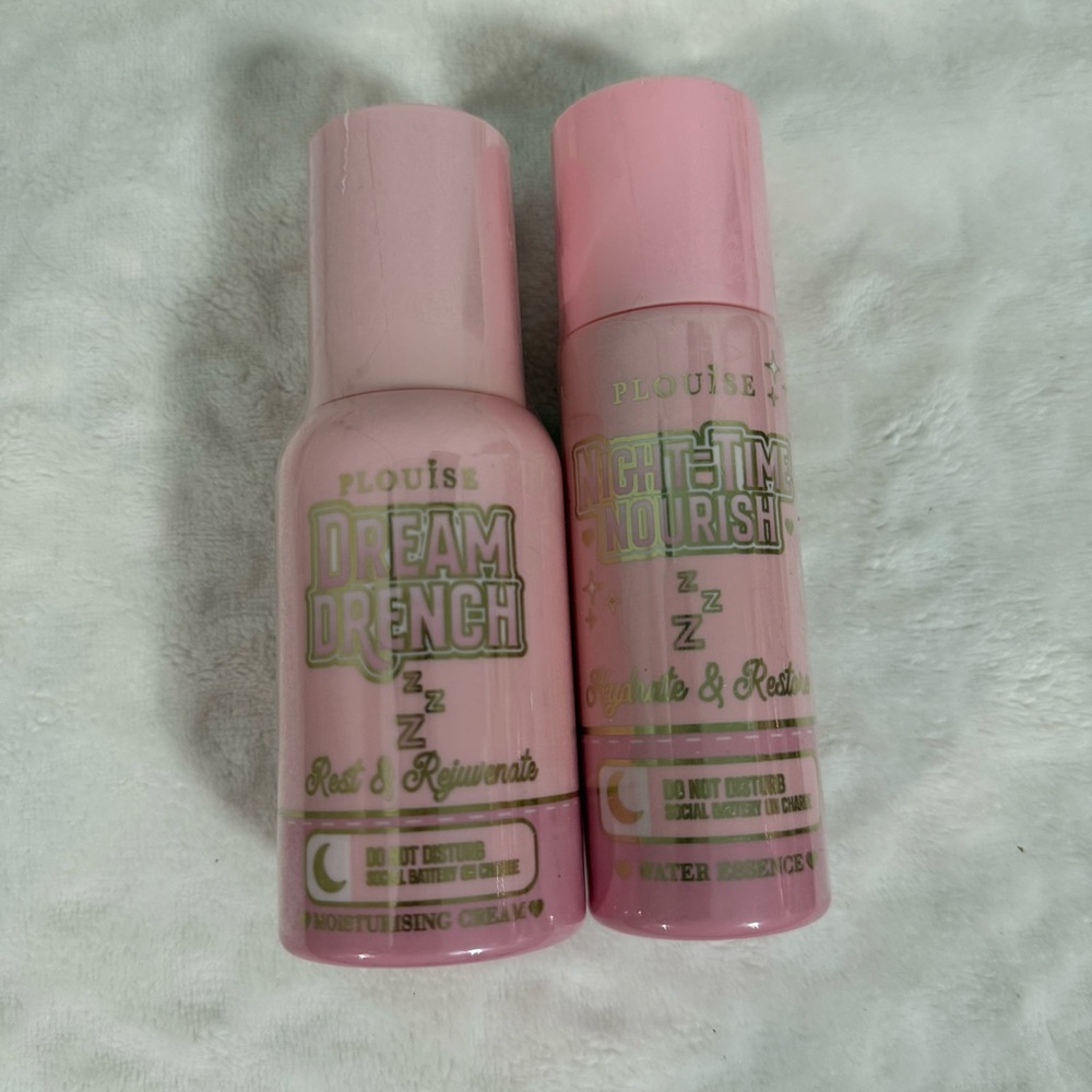 P. Louise Dream Drench & Nighttime Nourish Moisturizer Set - Pink